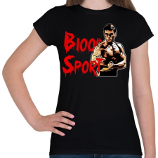 PRINTFASHION Blood Sport - Női póló - Fekete női póló