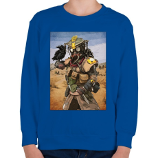 PRINTFASHION Bloodhound - Apex Legends - Gyerek pulóver - Királykék