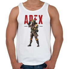 PRINTFASHION Bloodhunt - Férfi atléta - Fehér