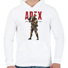 PRINTFASHION Bloodhunt - Férfi kapucnis pulóver - Fehér