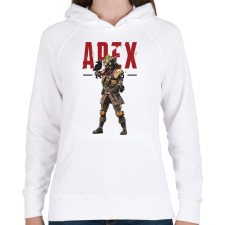 PRINTFASHION Bloodhunt - Női kapucnis pulóver - Fehér női pulóver, kardigán