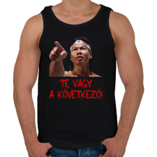 PRINTFASHION Bloodsport - Chong Li - Férfi atléta - Fekete atléta, trikó