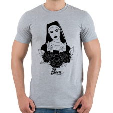 PRINTFASHION Bloom - Férfi póló - Sport szürke férfi póló