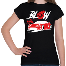 PRINTFASHION Blow me - Női póló - Fekete