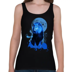 PRINTFASHION blue lion - Női atléta - Fekete