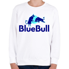 PRINTFASHION BlueBull - Gyerek pulóver - Fehér gyerek pulóver, kardigán