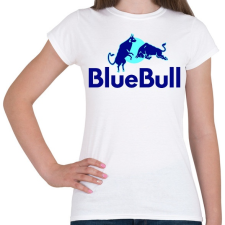 PRINTFASHION BlueBull - Női póló - Fehér női póló