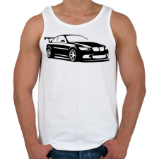 PRINTFASHION BMW 3 /01 - Férfi atléta - Fehér atléta, trikó
