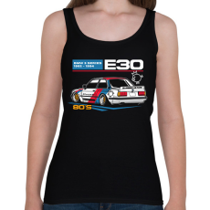 PRINTFASHION BMW 3 E30 - Női atléta - Fekete