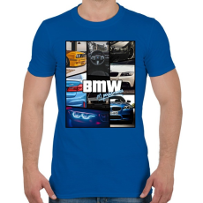 PRINTFASHION BMW 4 life - Férfi póló - Királykék