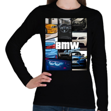 PRINTFASHION BMW 4 life - Női hosszú ujjú póló - Fekete női póló