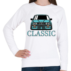 PRINTFASHION bmw classic - Női pulóver - Fehér