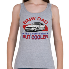 PRINTFASHION BMW Dad - Női atléta - Sport szürke női trikó