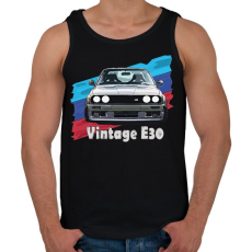 PRINTFASHION BMW E30 - Férfi atléta - Fekete
