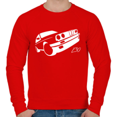 PRINTFASHION BMW E30  - Férfi pulóver - Piros