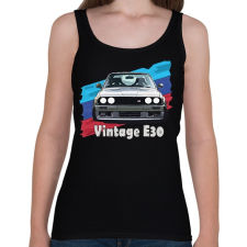 PRINTFASHION BMW E30 - Női atléta - Fekete női trikó