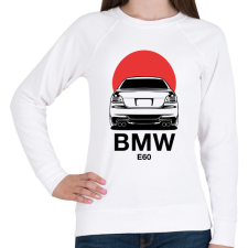 PRINTFASHION BMW E60 - Női pulóver - Fehér női pulóver, kardigán