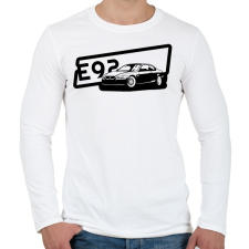 PRINTFASHION Bmw E92 - Férfi hosszú ujjú póló - Fehér férfi póló