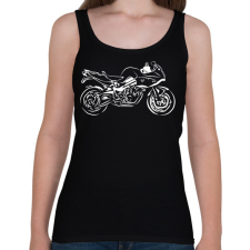 PRINTFASHION bmw f800s - Női atléta - Fekete női trikó