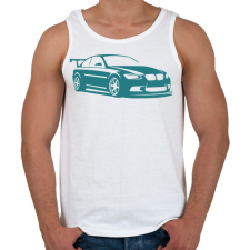 PRINTFASHION BMW - Férfi atléta - Fehér atléta, trikó