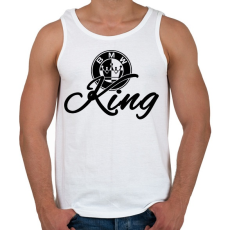 PRINTFASHION BMW KING - Férfi atléta - Fehér