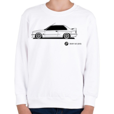PRINTFASHION BMW M3 - Gyerek pulóver - Fehér gyerek pulóver, kardigán