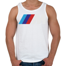 PRINTFASHION BMW M - Férfi atléta - Fehér