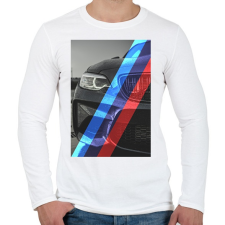 PRINTFASHION BMW M - Férfi hosszú ujjú póló - Fehér férfi póló