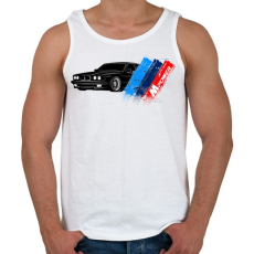 PRINTFASHION BMW M POWER - Férfi atléta - Fehér