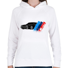 PRINTFASHION BMW M POWER - Női kapucnis pulóver - Fehér