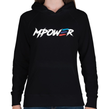 PRINTFASHION BMW M POWER - Női kapucnis pulóver - Fekete női pulóver, kardigán