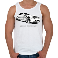 PRINTFASHION BMW power  - Férfi atléta - Fehér