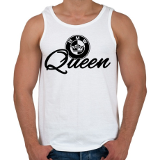 PRINTFASHION BMW QUEEN - Férfi atléta - Fehér