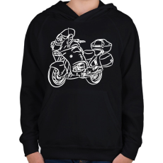 PRINTFASHION BMW R850RT _f - Gyerek kapucnis pulóver - Fekete