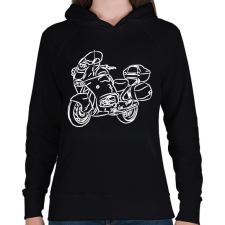 PRINTFASHION BMW R850RT _f - Női kapucnis pulóver - Fekete női pulóver, kardigán