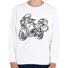PRINTFASHION BMW R850RT - Gyerek pulóver - Fehér gyerek pulóver, kardigán