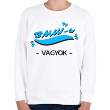 PRINTFASHION BMW-s vagyok autós póló - Gyerek pulóver - Fehér gyerek pulóver, kardigán