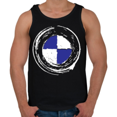 PRINTFASHION BMW tornádó black - Férfi atléta - Fekete