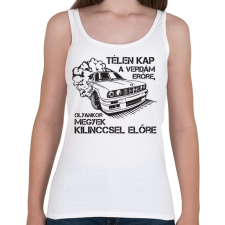 PRINTFASHION BMW verdám ereje - Női atléta - Fehér női trikó