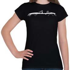 PRINTFASHION BMW Z3 Fehér - Női póló - Fekete