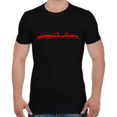 PRINTFASHION BMW Z3 Piros - Férfi póló - Fekete