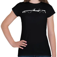 PRINTFASHION BMW Z4 Fehér - Női póló - Fekete