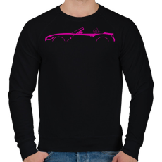 PRINTFASHION BMW Z4 Lila - Férfi pulóver - Fekete