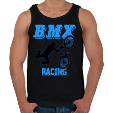 PRINTFASHION Bmx - Férfi atléta - Fekete