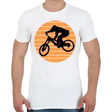 PRINTFASHION bmx - Férfi póló - Fehér férfi póló
