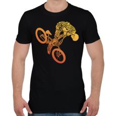 PRINTFASHION BMX - Férfi póló - Fekete