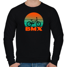 PRINTFASHION BMX - Férfi pulóver - Fekete férfi pulóver, kardigán