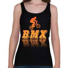 PRINTFASHION Bmx - Női atléta - Fekete női trikó