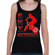 PRINTFASHION Bmx - Női atléta - Fekete női trikó