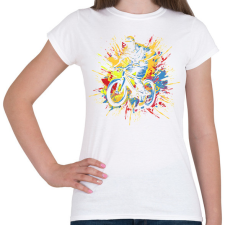 PRINTFASHION BMX - Női póló - Fehér női póló